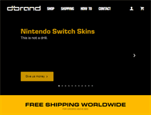 Tablet Screenshot of dbrand.com